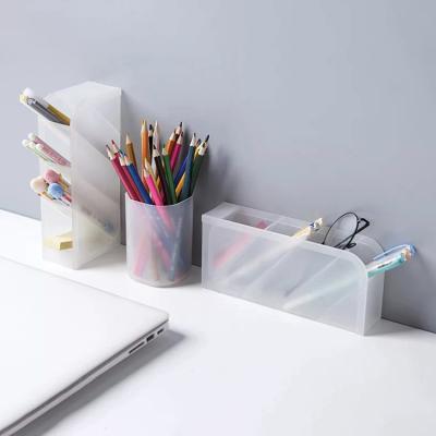 China 9.2*5*20.4 Home Promotional High Quality Plastic Office Store Pen Holder for sale