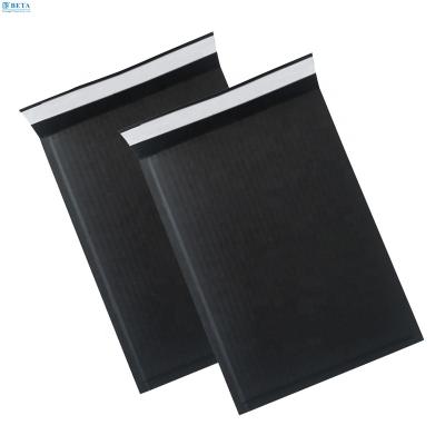 China Eco-friend Black Colored Padded Mailer , Kraft Paper Mailers , Custom Packaging Mailer For Logistics And Express for sale