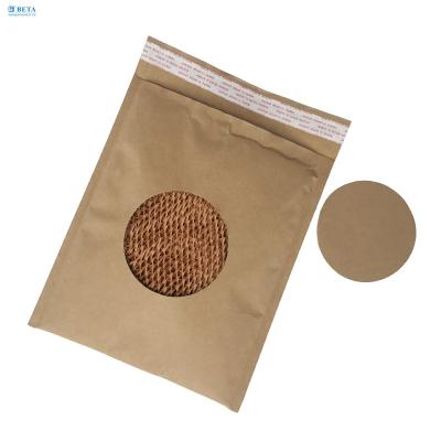 China Eco-Friend New Product Eco-Friendly Cushion Packaging Honeycomb Paper Paper Padded Mailing Bags Mailing Listing for sale