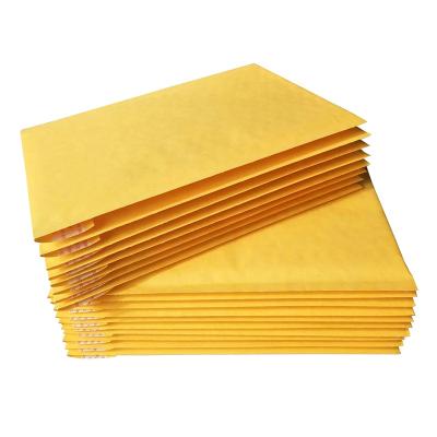 China Recyclable Custom Mailer Gold Kraft Bubble Wraps Packaging Bags For Shipping for sale