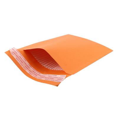 China Eco-Friend Orange Padded Packing Envelope, Compostable Eco Friendly Padded Mailer, Custom Mailing Bag Paper Envelope for sale