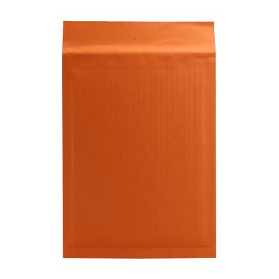 China orange Eco-friend customized size packing envelope, eco friendly mailing packing, kraft paper corrugated mailers for delivery for sale