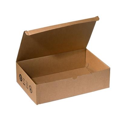 China Recyclable Custom Printed Biodegradable Kraft Paper Padded Boxes Eco - Friendly Paper Packaging Box Shipping for sale