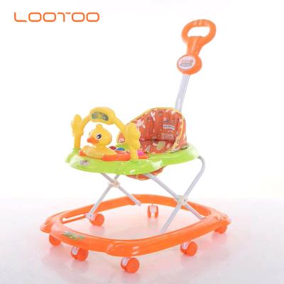 China Safety multifunctional baby walker, baby cart walker with music and light exersaucer walker combined for sale