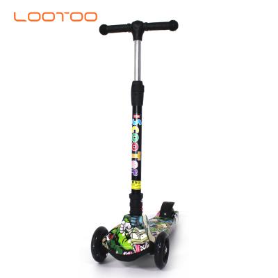 China Latest quality modern best price cheap price instant wheel PU kid baby scooty for kids boys 2-8 year online for sale