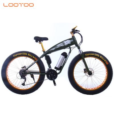 China Vintage Bomber 48v Folding Aluminum Alloy Fast Speed ​​Mid Drive Electric Mountain Bike Ebike for sale