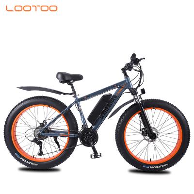 China Aluminum alloy 500w 48v fold fat boy 3 tire 2 seats three wheel EL bicycle electric bike with key for sale