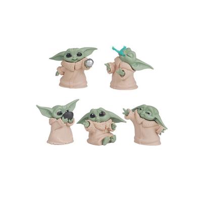 China Galactic Mandolorian Yoda Plush Baby Bedside Toy Gift Indoor Kids Doll Desktop Decoration Action Figure for sale