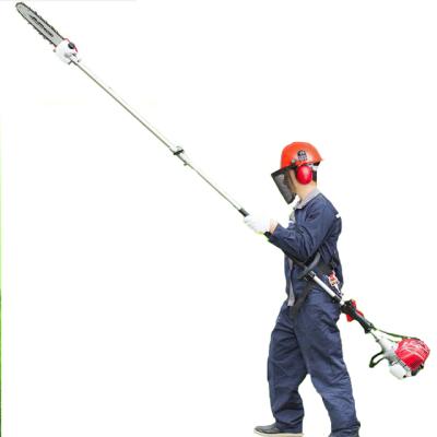 China Garden Tools 2-Stroke 52cc Long Handle Chainsaw Long Reach Gasoline Pole Saw Pruner for sale