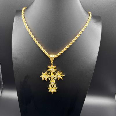 China Fashion Fashion Jewelry High Quality Custom Gold Cross Necklaces For Women for sale