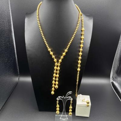 China Beautiful Trendy Fashion Bridal Jewelry Tassel Drop Crystal Necklace Jewelry Earring Set for sale