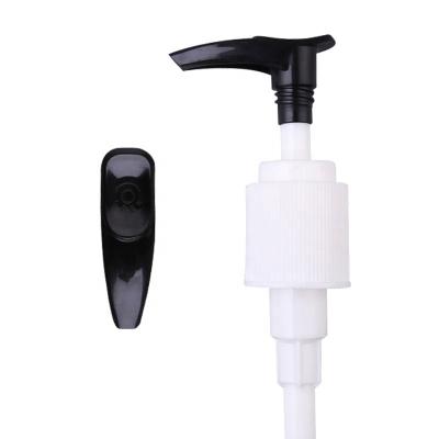 China Non Spill Thickened White Plastic Lotion Pump Sub-Bottle Soap Pump Precision Dispenser Pump Head for sale