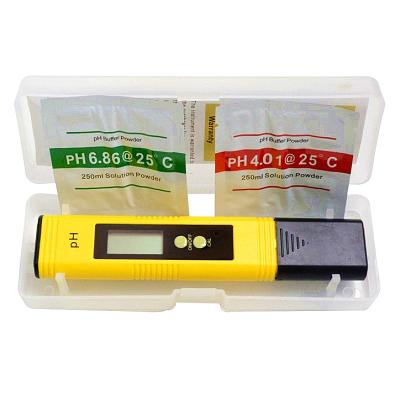 China High precision large screen digital display ph value test pen ph02 ph meter auto correction portable ph meter 155*31*18mm for sale