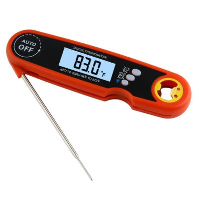 China Folding Waterproof Kitchen BBQ Temperature Measurement Digital Display Food Fast Electronic Thermometer With Probe 165*42*20mm for sale