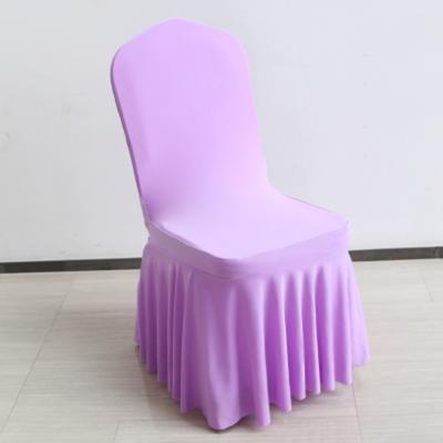 China Comfortable Universal Chair Covers White Plastic Chair Covers For Wedding for sale