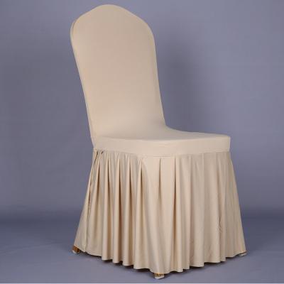 China Steel frame or aluminum frame hotel/wedding/spandex fabric chair cover banquet supplies for sale