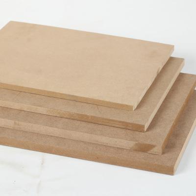 China Modern 18mm MDF with Melamine 9mm Sheet Laminated MDF Board Price for Furniture and Kitchen Cabinet for sale