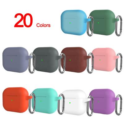 China For Original IVANHOE 3CG Earphone Liquid Silicone Protective Case For Apple Airpods Thickened Version Cover 3 One Piece Clothes For Airpods3 for sale