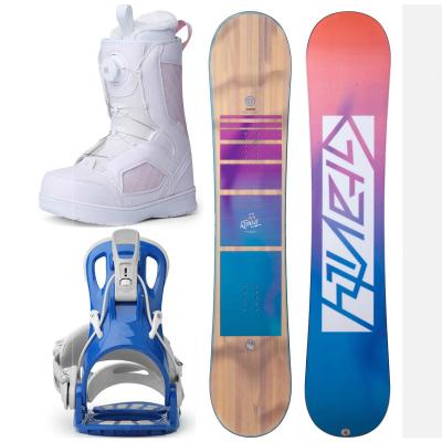 China Solid 2022 Drop Boarding New Design Mountain Snowboarding Ski Binding Snow Boots For Packing Snowboarding for sale