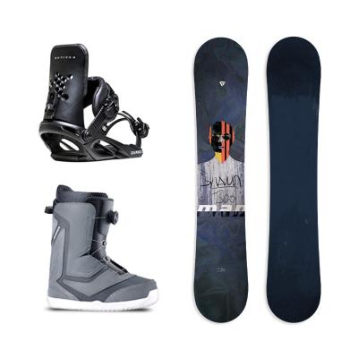 China Winter Outdoor Sport New Twin Tip Snowboard With Binding And Fast Wear Boot Carbon Snowboard Set All Mountain Camber Board for sale