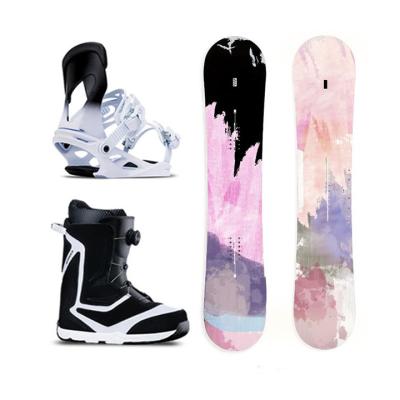 China 2022 Solid New Hot Sale Packing Park Carving Carbonfiber Burton Freeride Stand Freestyle Camouflage Ski Snowboard For Adult Inclined for sale