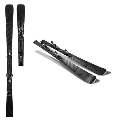 China 2022 Poplar wood+fiberglass+ABS drop boarding new design cross country SKI with SKIN back with Burton ski design for adult for sale