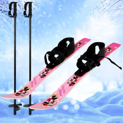 China Poplar Wood+Fiberglass+ABS 2022 Custom Logo Snowboard Equipment Snowboard Skis Alpine Outdoor Wholesale Ski For Kids for sale