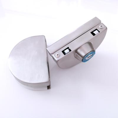 China 201 glass door glass door lock center door lock stainless steel top selling center door lock for sale