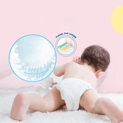 China Korean Printed Baby Diaper High Absorbency Training Diaper Rate One Custom OEM Baby Diapers For Sale for sale