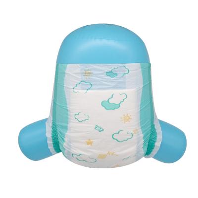 China High Grade Printed Disposable Infant Diapers Wholesale Breathable Super Soft De Bebe Baby Diaper Nappy Panal for sale