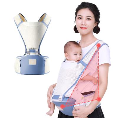 China Outdoor Household Waist Stool Walkers Stand Up Belt Adjustable Infant Sling Raising Cover Child Backpack Envelope Baby Carrier With Hip Seat for sale