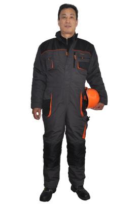 China Industrial Safety Winter Work Clothes Outdoor / Waterproof Winter Overalls  for sale