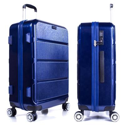 China Unisex / Fashionable Mens Department Customized Traveling Bags Luggage Trolley Travel Cases PC Suitcase for sale