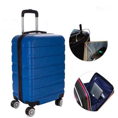 China Unisex/Fashionable/Moderm Set Of 3 Pieces Of Bags Suitcase s Laptop Luggage Travel Business Trolley With Usb Charging for sale