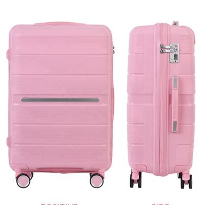 China 2020 Newest Unisex/Fashionable Style PP Shell Travel Carryon Trolley Suit Hard Case Travel Bag Luggage Set for sale