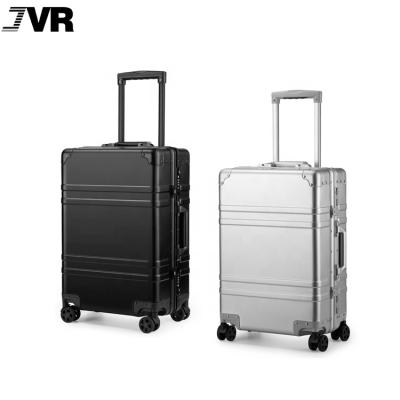 China Unisex / Fashionable Design Travel Hard Shell Carry On Boarding Aluminum Trolley Luggage for sale