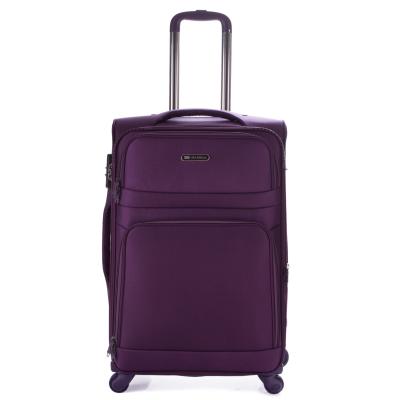 China Fashionable/Unisex/Moderm New Factory Style Wholesale Waterproof Soft 24/28 Inch Travel Nylon Fabric Luggage for sale