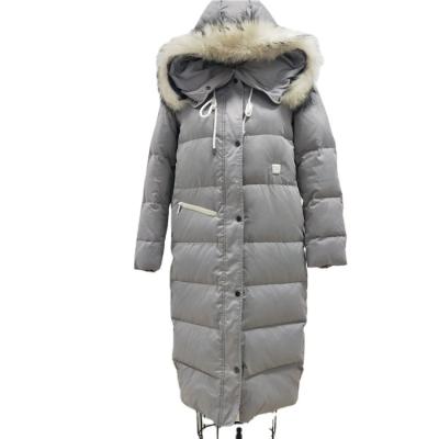 China Faux Fur Neck Boho Women Windproof Parka Jackets for sale