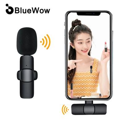 China BlueWow WY-M1 Wireless Lavalier Microphone New Lavalier Microphone Mic For Youtube Tiktok Live Video Portable Audio Game For Type-C for sale