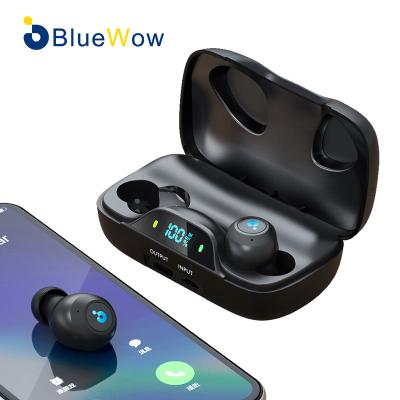 China BlueWow X2 TWS 5.0 3000mAh Wireless In-Ear Waterproof Earphone Auriculares LED Display Wireless Earbuds With Microphone for sale