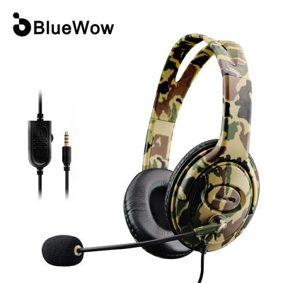 China Earphone Wired Gaming Headset For PC PS4 One Noise-Canceling Headphones With Microphone for sale