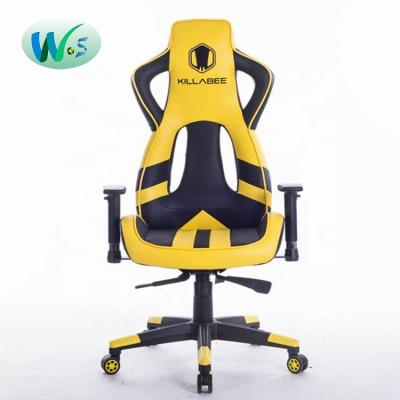 China OFFICE CHAIR WS1099Y Hangzhou manufacturers supply cheap price leather material gaming chair blunder bee shape design beautiful packing for sale