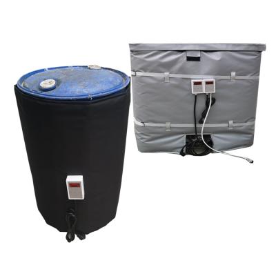 China Building Material Shop Supplier IBC Ton Container 220v 3600w Professional Barrel Insulation Blanket Drum Heater For Oil Or Honey for sale