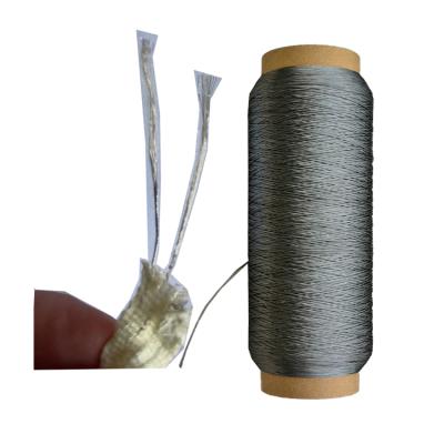 China Steel Wire Rope Low Tensile Stainless Steel Heating Wire Sewing Thread Fiber Heating Conductive Compound Yarn for sale