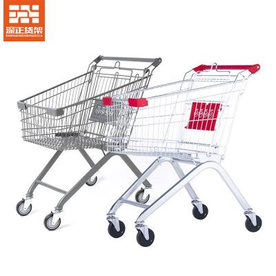 China Superamrket Durable Wholesale European Equipment Shopping Cart Small Children's Carts Fruit Shops Grocery Carts for sale