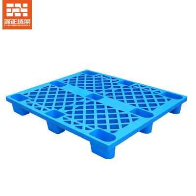 China Factory Recyclable China Supplier Single Faced Plastic Pallet Durable Chinese Type Euro for sale