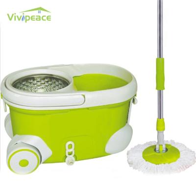 China 360 viable professional walkable flat rotation .mop bucket for sale