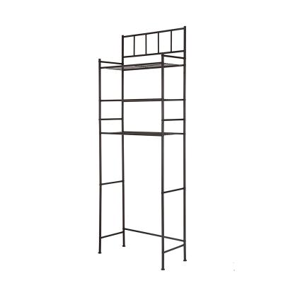 China Traditional 3 Shelf Bathroom Space Saver Over the Organizer Toilet Rack Bathroom Corner Rack Storage Accessories for sale