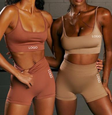 China Lcool 2022 Activewear Ectiva Workout Set Breathable Female Custom Clothing Women Gym Wear Active Fitness Seamless 5 Piece Yoga Set for sale