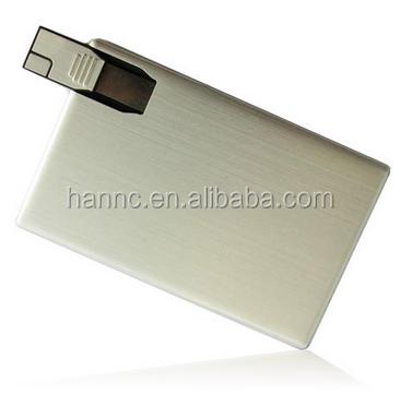 China Flash Card Metal Credit Card USB OEM Order for sale